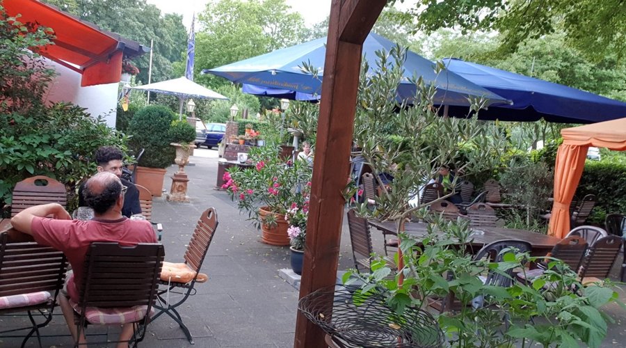 Schöner Biergarten