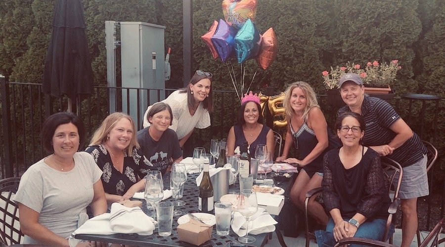 Great birthday dinner with great people!