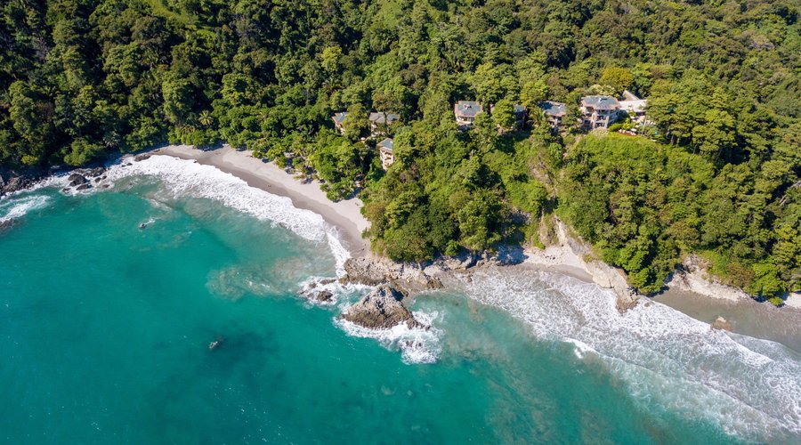 View of the "Playitas" Beach located in the Arenas Del Mar property.