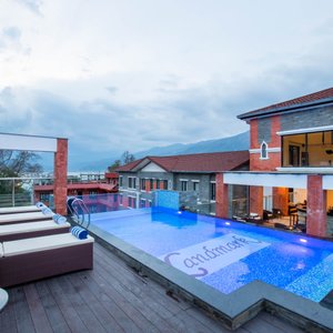 Hotel Landmark Pokhara in Pokhara, image may contain: City, Urban, Condo, Apartment Building