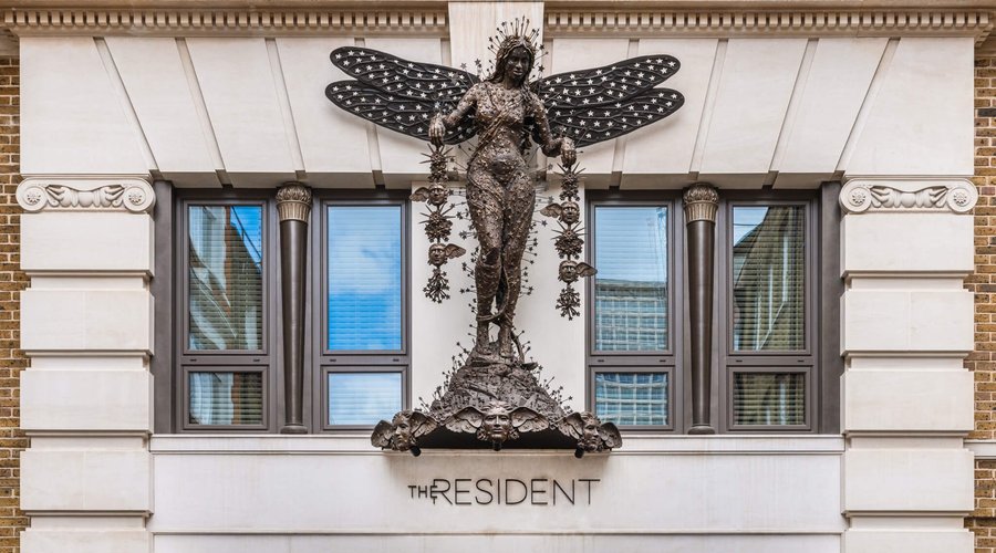 Exterior entrance to the hotel