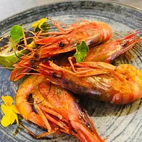 Salade de gambas snackées