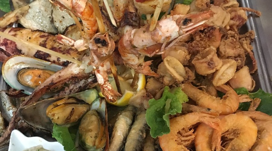 Mix fish plate
