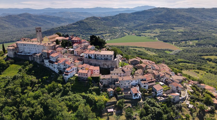 Motovun from the sky