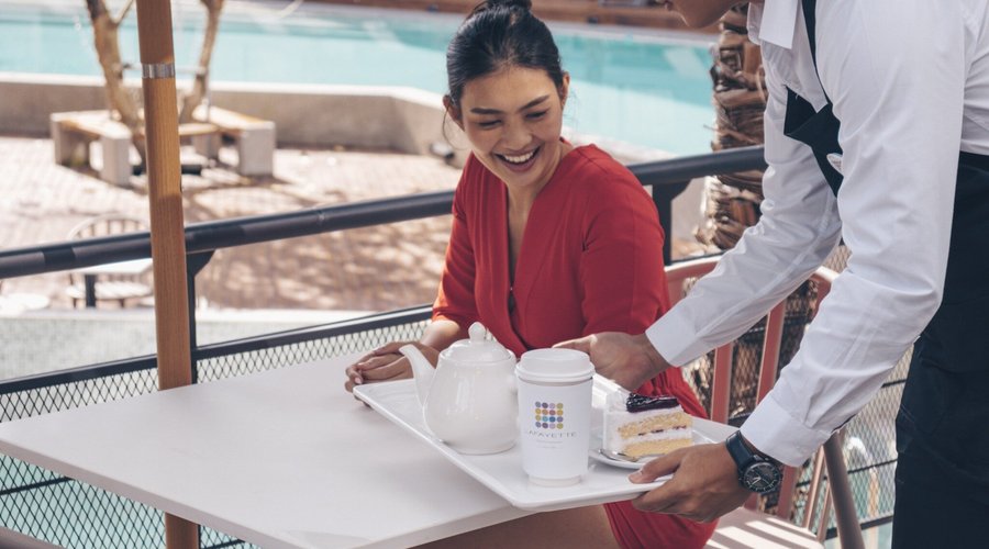 Would you like to enjoy your tea pool side?