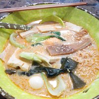 Ingredients I chose were seaweed, tripe, quail egg, tofu, bokchoi and ramen noodles. The soup is so flavourful.