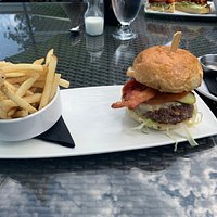 Burger and fries