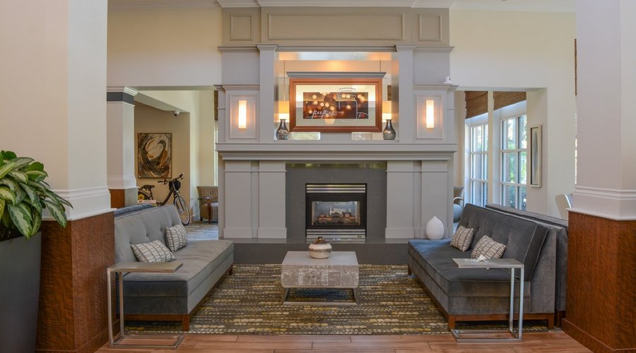 Lobby Fireplace Living Room