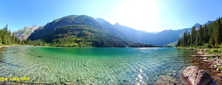 Trail of the Cedars up to Avalanche Lake