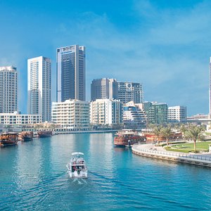 View of hotel from Dubai Marina
