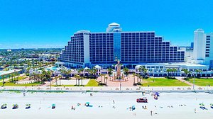 Hilton Daytona Beach Oceanfront Resort in Daytona Beach, image may contain: City, Hotel, Resort, Urban