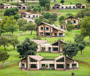 aha Alpine Heath Resort in Bergville, image may contain: Grass, Outdoors, Hotel, Nature