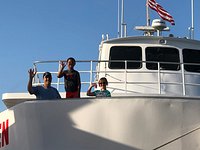 Our fish stringer (4 people fishing) on half day trip - Picture of Queen  Fleet Deep Sea Fishing, Clearwater - Tripadvisor