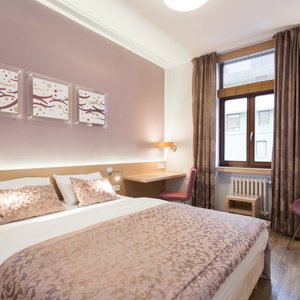 Hotel Carol in Prague, image may contain: City, Corner, Street, Urban