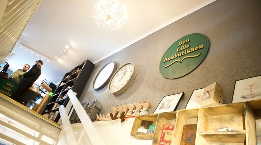 Den Lille Bokbutikken is in the 2th floor!