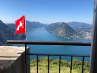 Lugano, Switzerland. 29th Nov, 2020. General view of Monte Bré