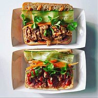 Pork & chicken banh mi