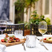 Laganini restaurant - cheese and proscioutto