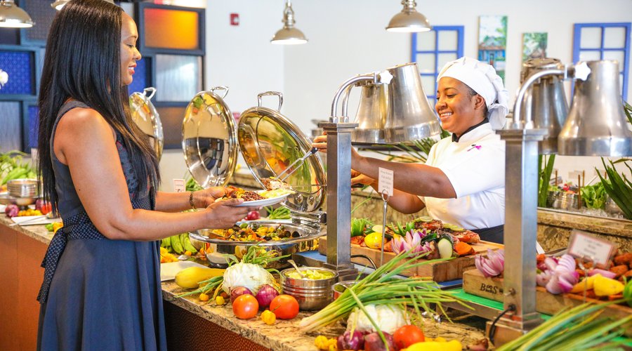 Enjoy our daily luncheon buffet