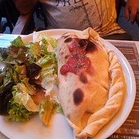 pizza, calzone en chausson