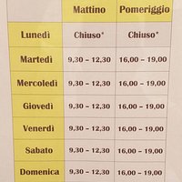 Orari del Museo aggiornati al 15/08/2020