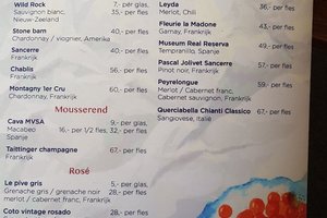 Speisekarte