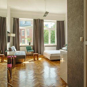 Studio Apartment - Beautiful view of the historic collegium Novum building