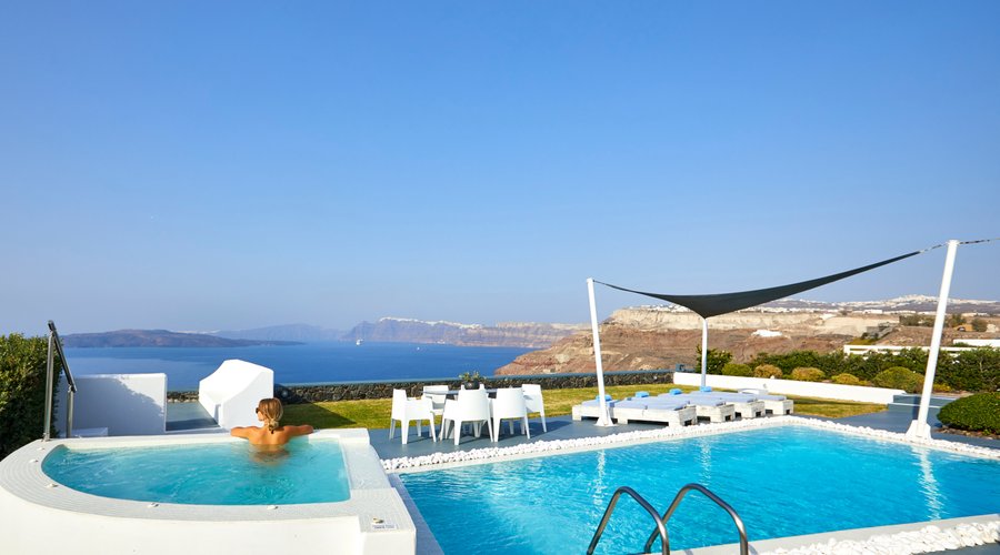 Dive into your private hot tub or your private pool