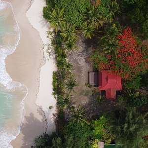 Aerial Photo Solly's House #2 Beachfront on magnificent Railay Beach