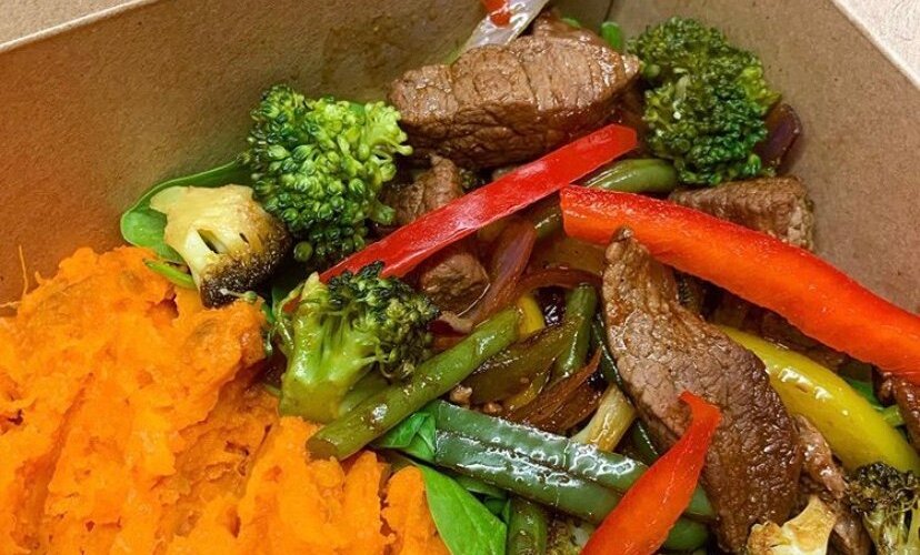 Sirloin Steak & Sweet Potato Mash 