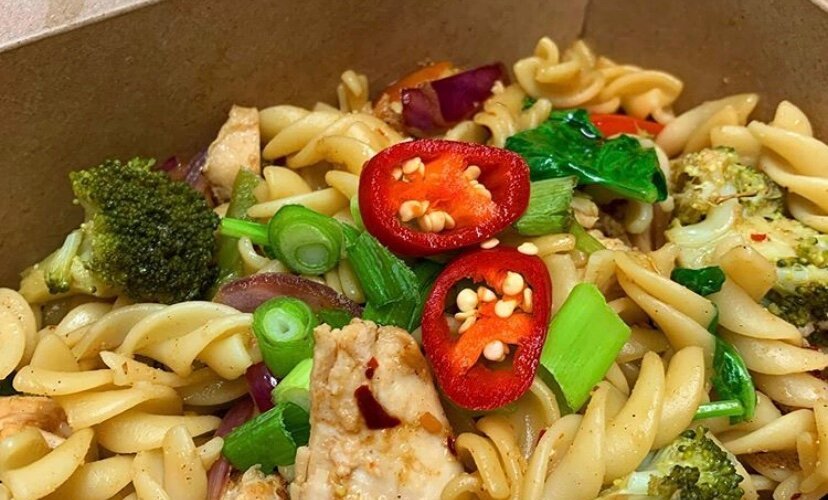 Salt & Pepper Chicken Pasta 