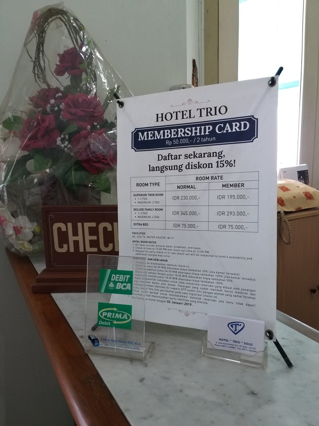 HOTEL TRIO - Prices & Reviews (Solo, Indonesia)