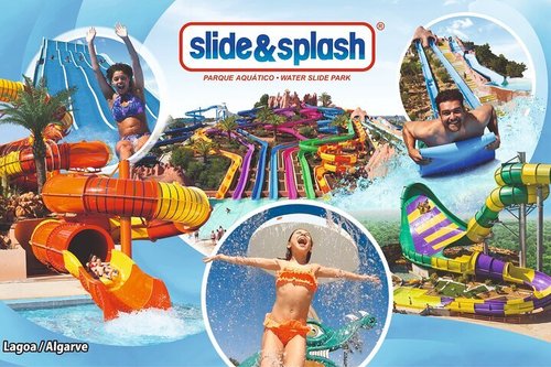 100% made in UE UK Children's Slide a water slide for children with picture 