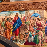 Part of cart painting
