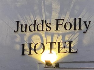 Judd's Folly Hotel in Ospringe, image may contain: Book, Publication, Text, Symbol