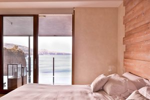 Laqua by the Sea in Meta, image may contain: Interior Design, Indoors, Door