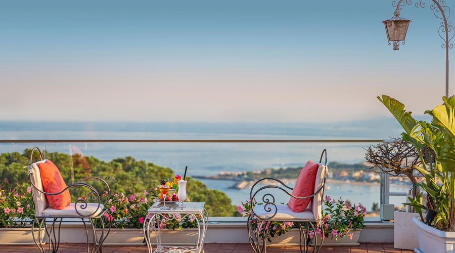 Roof terrace view
