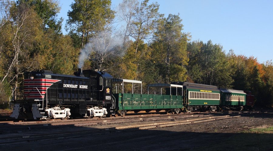 Experience Maine railroad history with Downeast Scenic Railroad!