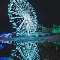 wow MK Willen Observation Wheel is located at Willen Lake Milton Keynes. At 36 meters high it gives a great new perspective of the lake you can see the whole city you sure wont be disappointed.