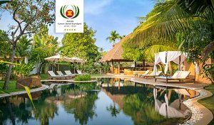 Navutu Dreams Resort & Wellness Retreat in Siem Reap, image may contain: Resort, Hotel, Building, Villa