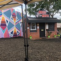 Take out window at Hogs and Hops