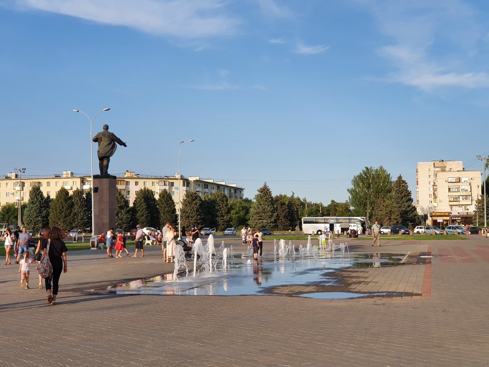 Площадь Ленина Волжский Фото