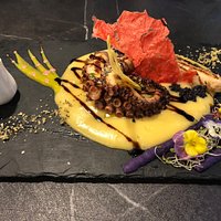 polpo su crema di patata americana