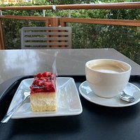 Goed terras en heerlijke taart