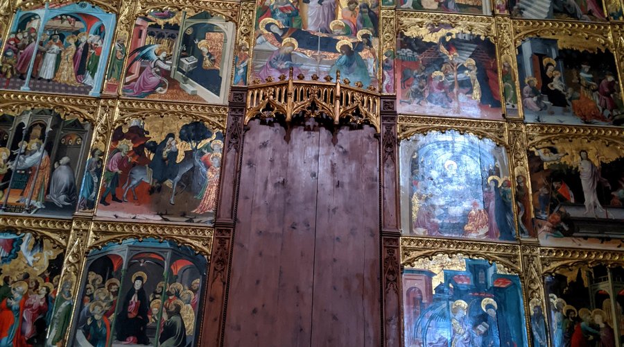 Retablo gótico siglo XV