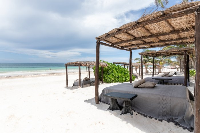 beachfront at nest tulum