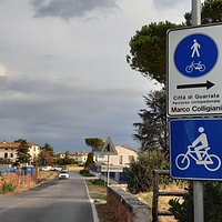 inizio percorso in località "Valenzatico"