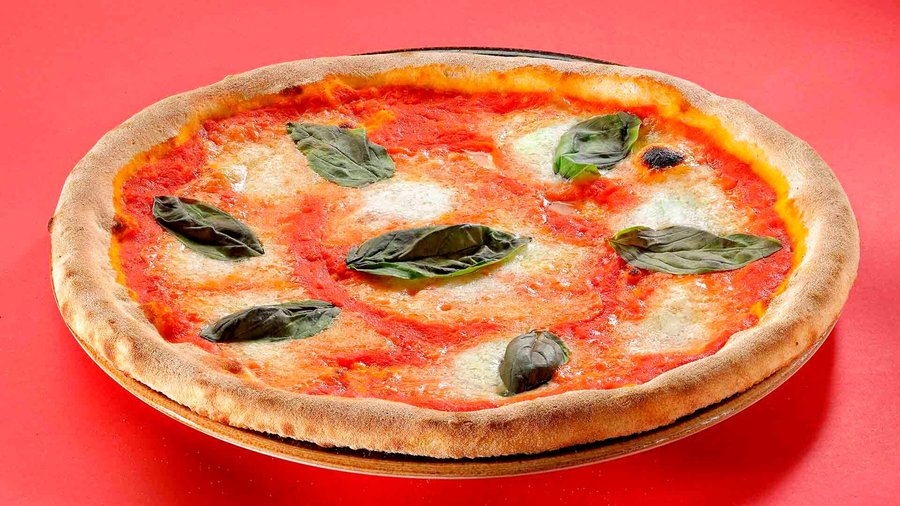 Margherita - Tomato sauce, fresh basil &  mozzarella di bufala