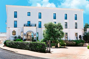 Ostuni Palace Hotel in Ostuni, image may contain: Villa, Hotel, City, Office Building
