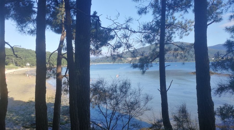 Praia de Broña en Serra de Outes